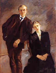 Portrait of Max Beckmann and Minna Beckmann-Tube 1909