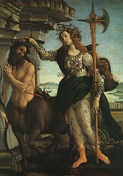 Pallas and the Centaur, 1482