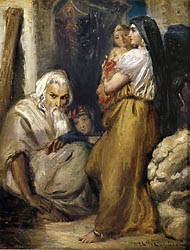 Jewish Family in Constantine, c1851