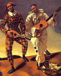 Harlequin and Pierrot, 1924