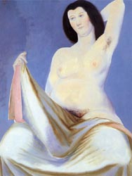 Seated Nude with Dark Hair 1930