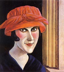 Woman with Red Hat 1921