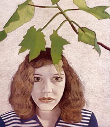 Girl with Leaves 1948