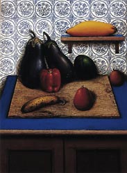 Still Life with Eggplants, 1983