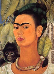 Self Portrait with Monkey 1938