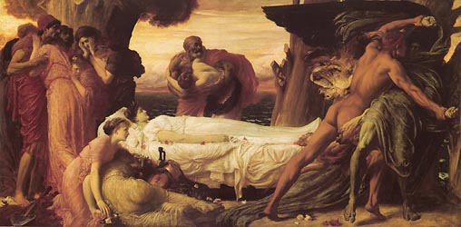 Hercules Wrestling with Death for the Body of Alcestis, c1869-71