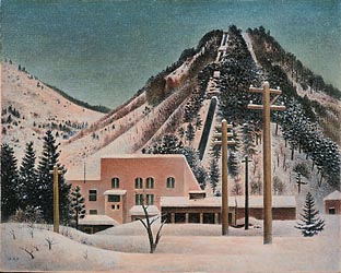 Power Plant in the Snow 1956 by Oka Skikanosuke