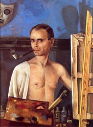 Self Portrait ath the Easel 1943