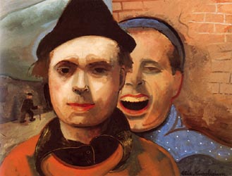 Self Portrait with Brother 1937
