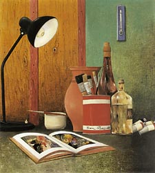 Stilleben mit elektrischer Lampe, 1960