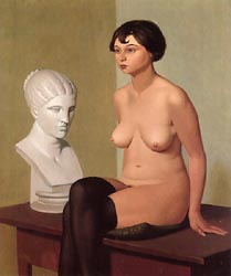 Seated Nude with Plaster Bust 1927