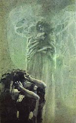Demon and Angel with Tamara's Soul, 1891