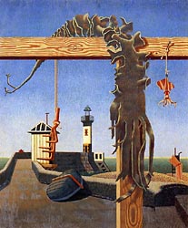 Quiet Outlook Seaweed and Lighthouse, 1942